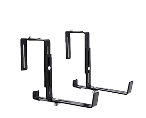 Riel de ganchos colgantes de maceta de Metal moderno grande para balcón, cubierta Exterior, alféizares de ventana, soportes de caja de maceta ajustables, suelo - Product Image 1