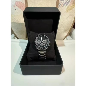 Nouvelle montre chronographe de luxe pour homme, quartz non mécanique, avec bracelet en acier inoxydable, épaisseur du boîtier de 5 mm, affichage du cadran à aiguilles - Product Image 4