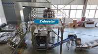 Machine d'emballage verticale automatique haute vitesse FFS avec peseuse multi-têtes pour sachets de snacks, aliments soufflés et chips de pommes de terre