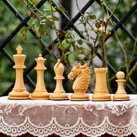 Jeu d'échecs en bois de luxe de haute qualité pour jeu de table pour enfants avec emballage en boîte en carton