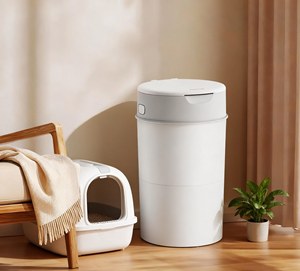 Contenitore Sigillato per Rifiuti di Cani e Gatti, Elimina Odori, Specifico per Lettiera - Product Image 2
