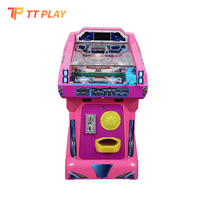 Machine de jeu d'arcade de flipper pour enfants à monnayeur TT Play avec écran LED pour centres de divertissement et parcs d'attractions