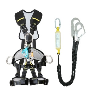 Harnais de corps Anti-chute, ceinture de sécurité amovible, extension de secours aérienne, pour travail en plein air, <span class=keywords><strong>escalade</strong></span> - Product Image 4
