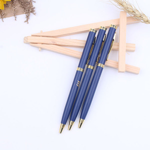 Promotion Popular Souvenir Top Quality Logo Printed Hotel Metal Ball <b>Pen</b> With Logo - Product Image 2