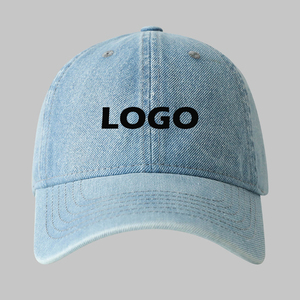 Cappellini da Baseball di Alta Qualità in Denim Lavato per Uomo e Donna, Non Strutturati, Regolabili, con Logo Ricamato Personalizzato - Product Image 3