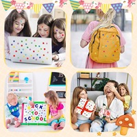 Lot de 10 feuilles d'autocollants laser étoiles, imperméables et brillants, pour l'encouragement pédagogique des enfants