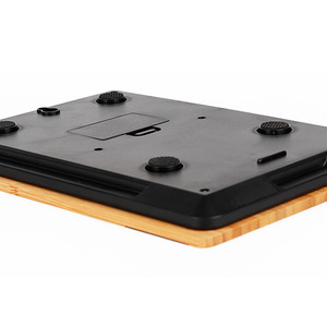 Báscula de Cocina Multifuncional de Bambú Plano, Báscula de Alimentos de Alta Precisión del Tamaño de la Palma de la Mano para Ingredientes y Hierbas - Product Image 3