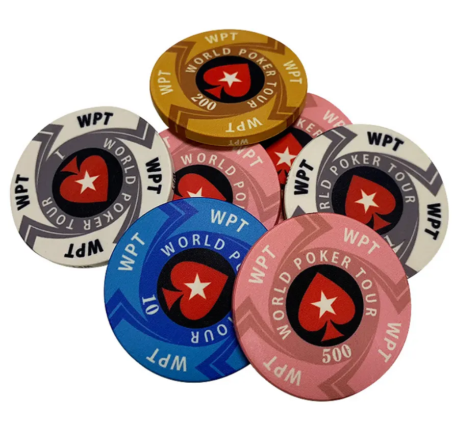 50 шт. в наборе, керамические чипы для покера, чипы для покера Казино для Texas Holder Blackjack азартные игры