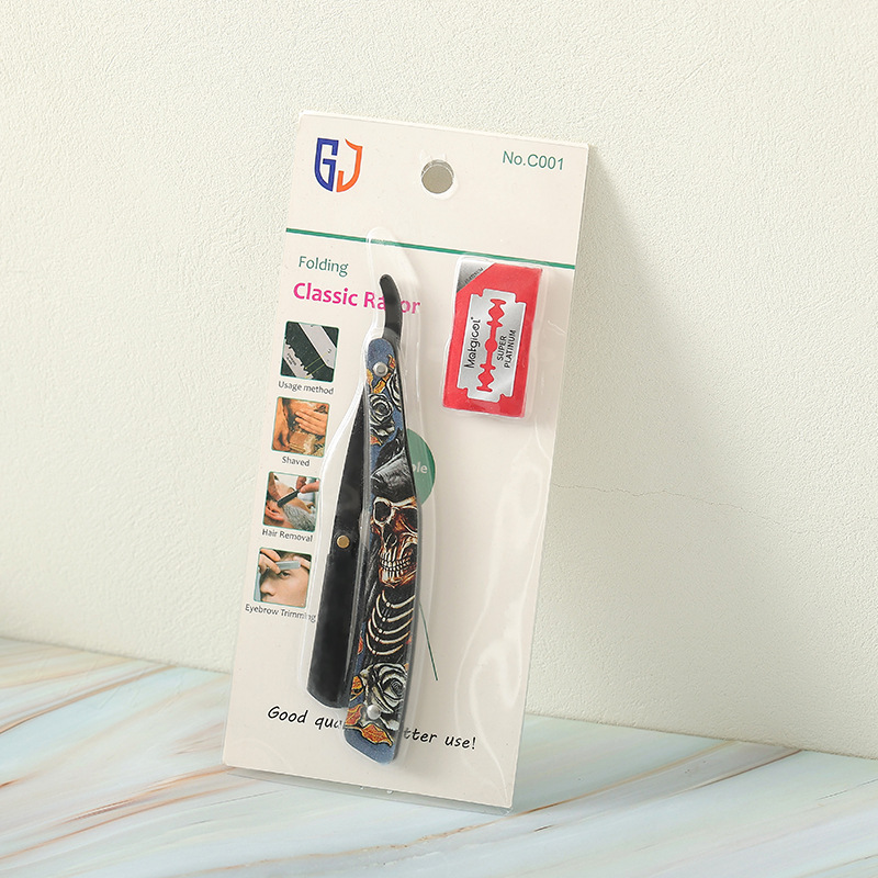 Emballage avec insert en carte noire