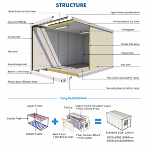 Estación de Lavado de Coches Modular en Contenedor, Estructura Personalizada Desmontable, Tienda Móvil de Cuidado Automotriz, Venta al por Mayor de Fábrica, Casas Contenedor de Paquete Plano - Product Image 5