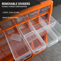 Armoire en plastique intégrée GDT 1501 avec 39 tiroirs, type boîte à outils pour médicaments, quincaillerie, électronique, accessoires d'outils