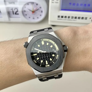 Popular Design 15720 Wrist <b>Watch</b> Men Rubber Strap Men Waterproof Sports <b>Mechanical</b> <b>Watch</b> Sapphire Mirror <b>Watch</b> - Product Image 2