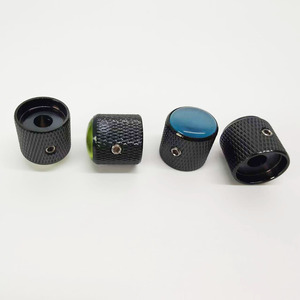 Premium Inlaid Cabochon Gemstone <strong>Knob</strong> Metal Electric Guitar Bass <strong>Volume</strong> Tone Potentiometer Control <strong>Knob</strong> Cap - Product Image 5