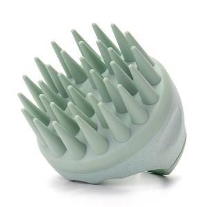 Beauty Product Shampoo <b>Brush</b> Hair Massage <b>Brush</b> Hair Treatment Silicone Hair <b>Scalp</b> Massager - Product Image 1