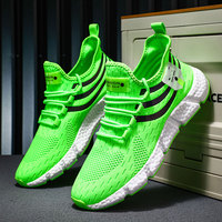 Sepatu Lari Olahraga Pria Trendi Modis, Bagian Atas Berbahan Mesh Ringan, Nyaman, dan Bernapas, Harga Pabrik Grosir Logo Kustom