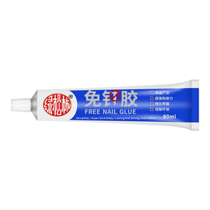 Scellant pour verre Adhésif sans clous <span class=keywords><strong>Colle</strong></span> à bois robuste pour carreaux muraux Sans perçage Transparent Séchage rapide Petit tube - Product Image 1