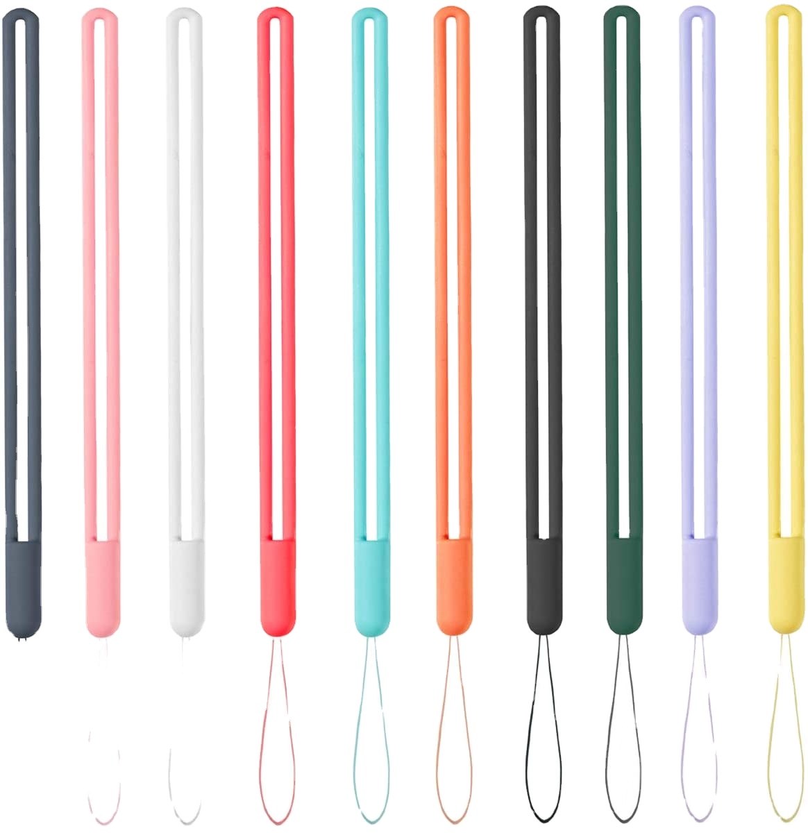 20 шт. рекламный мягкий силиконовый держатель для телефона, ремешок на шею