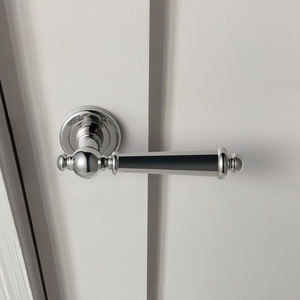Goo-Ki di lusso francese nichel placcato in ottone PVD in nichel lucido per la Privacy maniglia della porta di fascia alta per finestre <span class=keywords><strong>e</strong></span> maniglie delle porte - Product Image 1