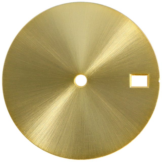 Factory Price Custom Made 28.5mm Brass Blank Watch Dial with Sunburst NH35/NH36 Movement Parts for seiko Skx007 Watch Parts