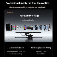 Projecteur laser triple 4K C5 Master 5800 CVIA Lumens avec cardan intégré, projecteur de cinéma maison intelligent, projecteur de jeu 4K 3D