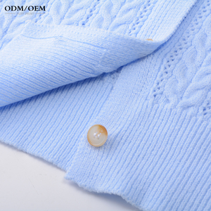 Suéter Cárdigan Informal Personalizado para <span class=keywords><strong>Mujer</strong></span>, Diseño Jacquard, Tejido de Invierno, con Logotipo Personalizado, Top de Punto para <span class=keywords><strong>Mujer</strong></span> - Product Image 5