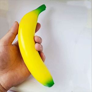 Anti-stress en mousse PU en forme de banane, imprimé sérigraphié avec logo personnalisé, coloré, le plus vendu, pour la publicité promotionnelle - Product Image 5
