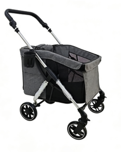 Mamago 303 Carrello Pieghevole Impermeabile a 4 Ruote per Animali Domestici, Comodo, Portatile, Leggero, Grande Capacità, Lavabile, Approvato dalle Compagnie Aeree - Product Image 4