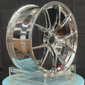 Jantes forgées de 18 à 22 pouces, chromées et polies, légères, compatibles avec les roues de voiture 5x114.3 5X120 pour BMW M3 M4 Tesla Mustang - Product Image 5