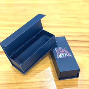 Boîte cadeau magnétique personnalisée multi-tailles <span class=keywords><strong>de</strong></span> style livre, boîte d'emballage conique à bords en <span class=keywords><strong>verre</strong></span> avec insert en blister - Product Image 3