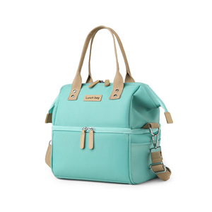 Borsa termica da Picnic esterna isolata a doppio strato alla moda borsa da pranzo portatile impermeabile a spalla singola Oxford - Product Image 3