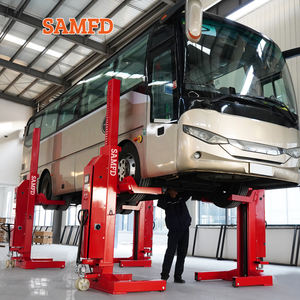 SAMFD Hydraulic Heavy Duty <span class=keywords><strong>Four</strong></span> Post Mobile Column Lift untuk Truk Kendaraan Komersial Kapasitas Angkat 7500kg Tinggi Angkat 1500mm - Product Image 6