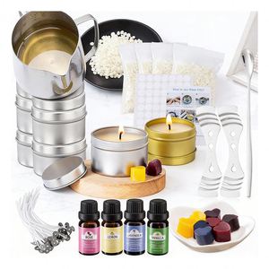 Vase à bougie personnalisé avec couvercle, boîte de luxe pour le remplissage de cire naturelle, présentation au détail, assortiment, présentoir - Product Image 3