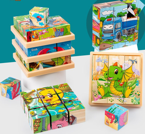 Il più popolare cartone animato creativo interessante sicurezza materiale semplice e facile Puzzle per bambini per sviluppare l'intelligenza. - Product Image 2