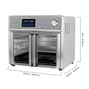 Freidora de aire Digital, horno tostador y freidora de aire Combo-21 Presets de hasta 500 grados