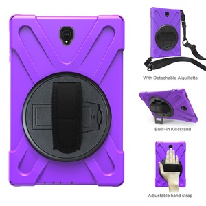 Étui pour tablette de Camouflage violet pour Samsung <span class=keywords><strong>Galaxy</strong></span> <span class=keywords><strong>Tab</strong></span> <span class=keywords><strong>S4</strong></span> T830 T835 T837 coque arrière en silicone - Product Image 3