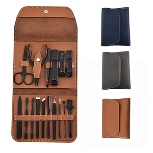 16Pcs Hot Bán Đen Nail Clipper Nail Salon Công Cụ Làm Móng Tay Bộ Móng Chân Kit (M003) - Product Image 6