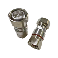 Conector Coaxial Mini DIN 4.3-10-J1/2 Macho, Conector Mini DIN 4.3-10 para Cable de 1/2, 4.310, Suministro de Fábrica