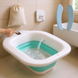 Bañera eléctrica plegable para el cuidado posparto y alivio de hemorroides con función de flujo de agua y calefacción. - Product Image 2