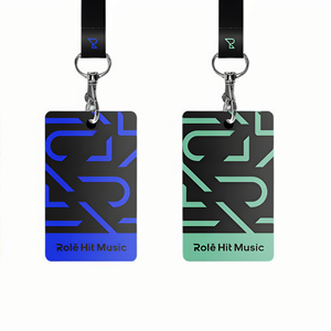 定制无芯片聚氯乙烯卡门禁商务和活动员工卡二维码学生访客工业用糖果沙 - Product Image 2