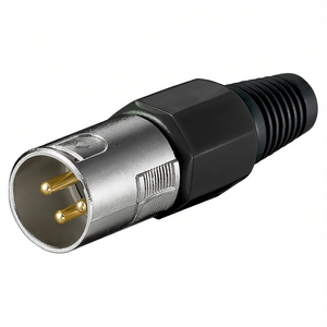 <b>3</b>-<b>Pin</b> Male XLR Connector Professional Audio Video <b>Plug</b> - Product Image 2