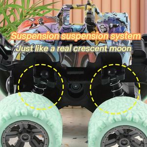 Voiture de police en plastique EPT en gros, rotative, à quatre roues motrices, véhicule tout-terrain à inertie, modèle de voiture jouet à friction - Product Image 3