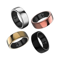 Anillo Inteligente SQ X4 con Carga Inalámbrica a Prueba de Agua, Monitor de Salud y Deporte con Medición de Frecuencia Cardíaca y Temperatura Corporal