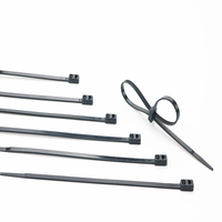 Vente d'usine Nylon ignifuge écologique 66 attaches de câble à double tête sangles à fermeture éclair autobloquantes certifiées ROHS libérables