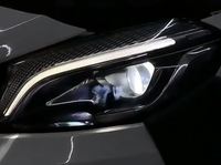 Phares LED AURON pour Mercedes Classe W176 2012-2015 12V 36W 6000K – Nouveaux feux de croisement/route, installation/upgrade facile