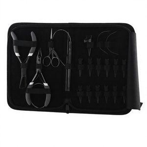 Herramienta profesional para extensión de cabello, alicates para cuentas de microeslabones, corte de hilo afilado, Mini tijera, gancho para tirar del cabello, herramienta, anillos, gancho de bucle - Product Image 1