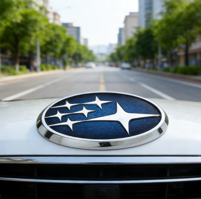 Hot Sale Durable Custom High-reflective 93013SA032 Surface Acrylic Car Emblem for subaru 198mm