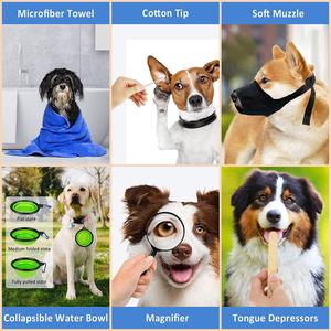 Kit de Emergencia <span class=keywords><strong>para</strong></span> Mascotas, Hogar, Oficina, Viajes, Camping, con Termómetro Digital, <span class=keywords><strong>Bozal</strong></span> y <span class=keywords><strong>Mini</strong></span> Bolsa de Primeros Auxilios - Product Image 5