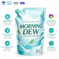 Pochettes Doypack personnalisées avec bec verseur pour liquides, jus, détergent lessive, 5L