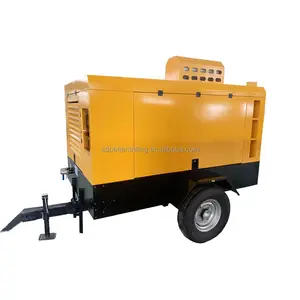 18 bar Diesel Portable drilling water well rock Screw air compressor