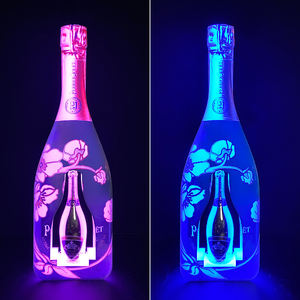 Nouvelle fleur LED de bouteille de vin de <span class=keywords><strong>Paris</strong></span>, <span class=keywords><strong>bar</strong></span>, champagne KTV et présentoir de vin rouge, support de vin lumineux coloré de fête Rave - Product Image 5